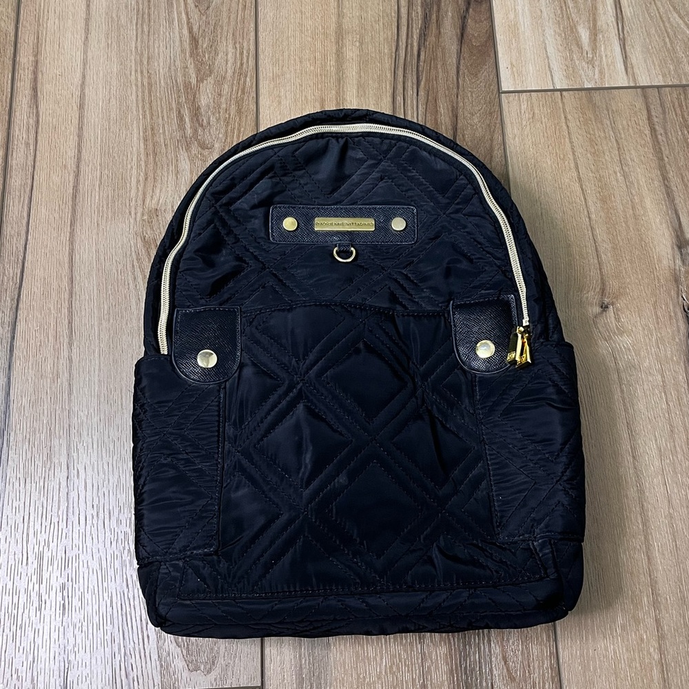 Adrienne Vittadini Black & Gold Backpack - Picture 4 of 8